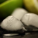 Makrofotografie Eiswürfel