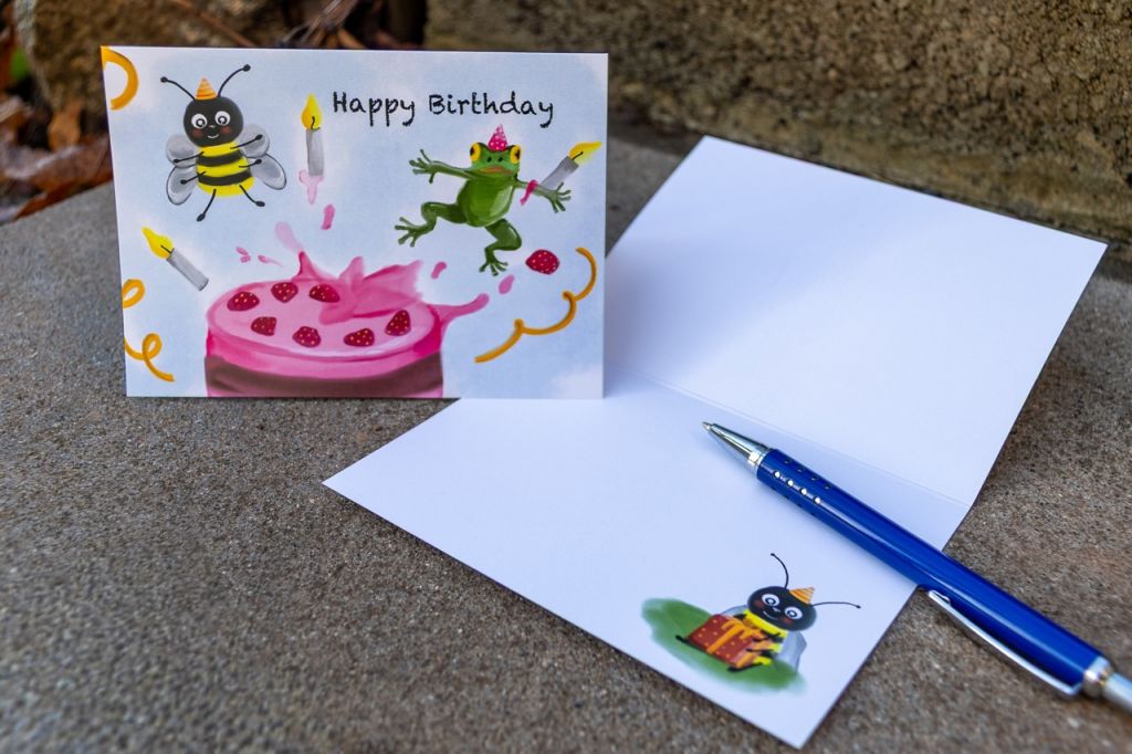 Karte Sumsel-Brumm Motiv 1 Geburtstag Weg der Freundschaft