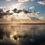 Wolkenspiegelung Meer